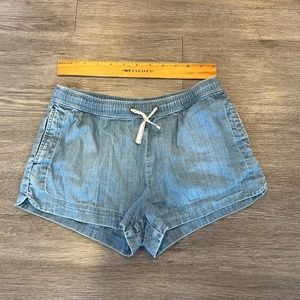 Crewcuts Girls Denim elastic waist shorts (size 12)
